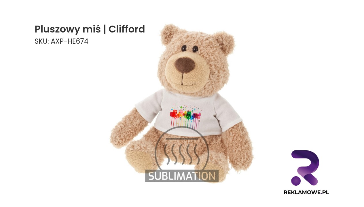 Pluszowy miś Clifford w kolorze brązowym