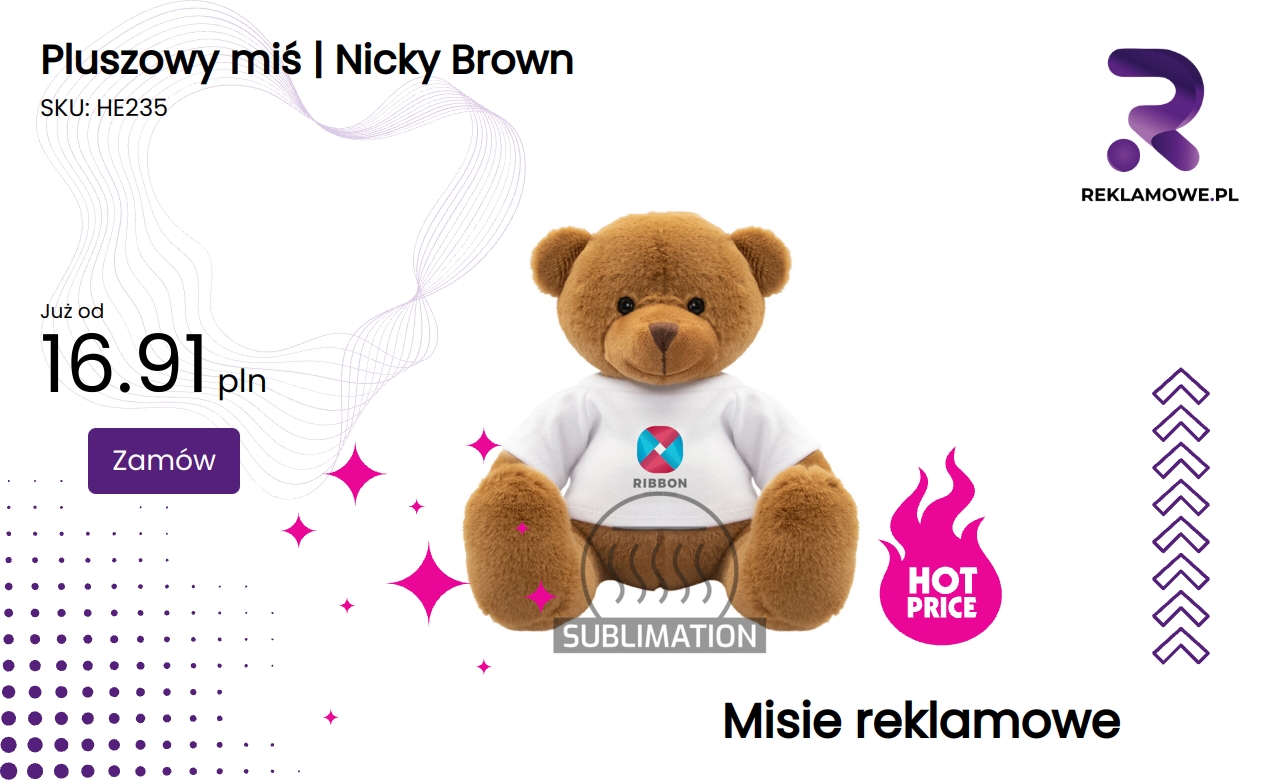 Pluszowy miś Nicky Brown