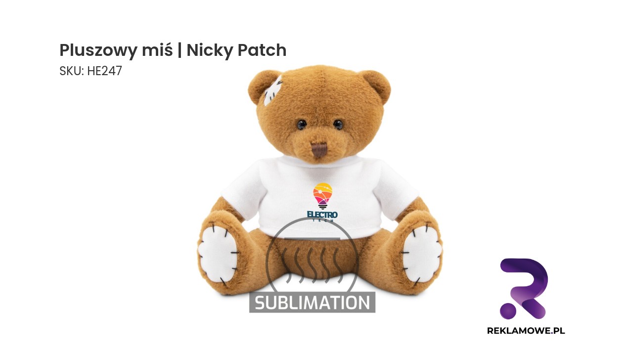 Pluszowy miś Nicky Patch