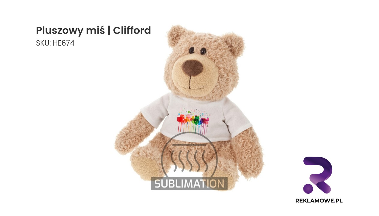 Pluszowy miś Clifford w kolorze brązowym