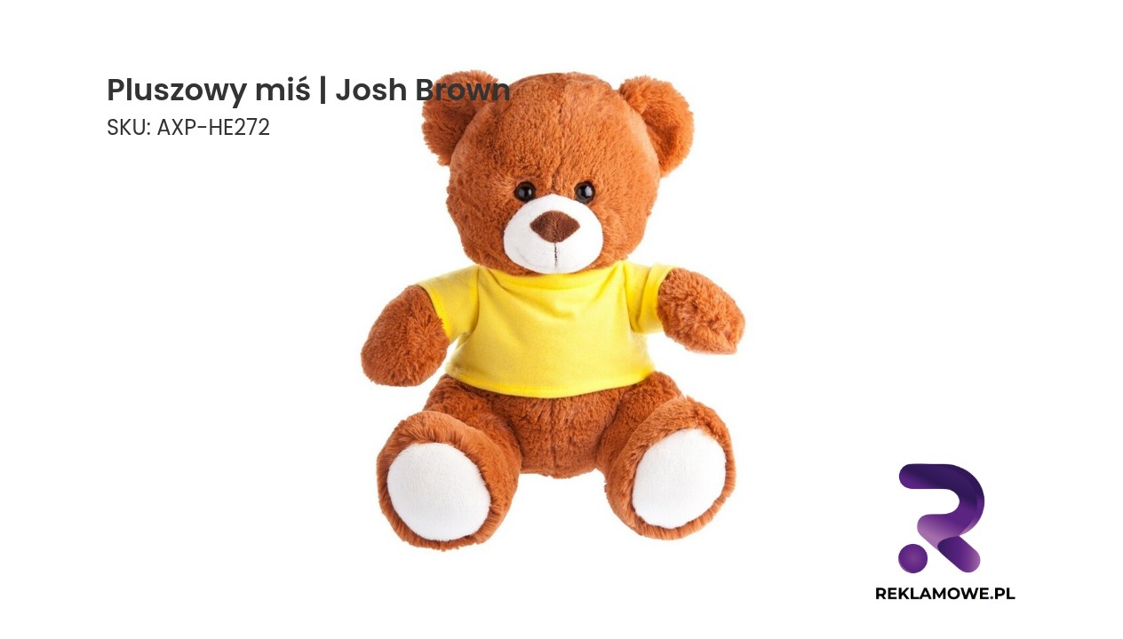 Pluszowy miś Josh Brown – miękka przytulanka dla dzieci