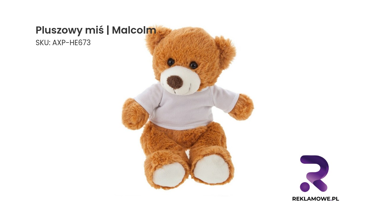 Pluszowy miś | Malcolm Pluszowy miś Malcolm - miękka przytulanka dla dzieci