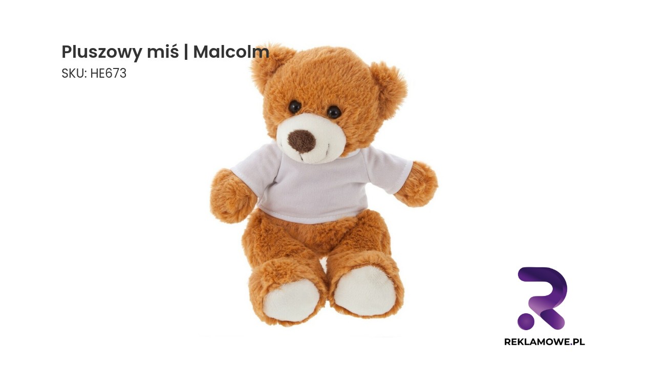 Pluszowy miś o imieniu Malcolm