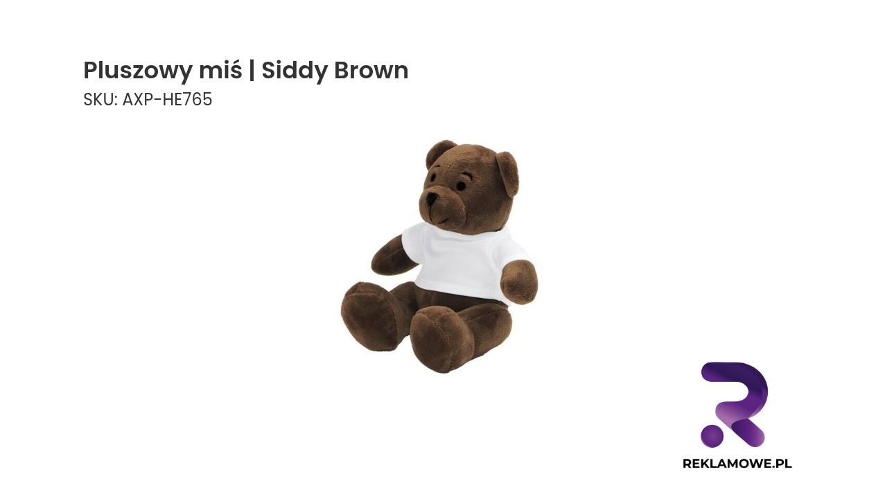 Pluszowy miś Siddy Brown – miękka przytulanka dla dzieci