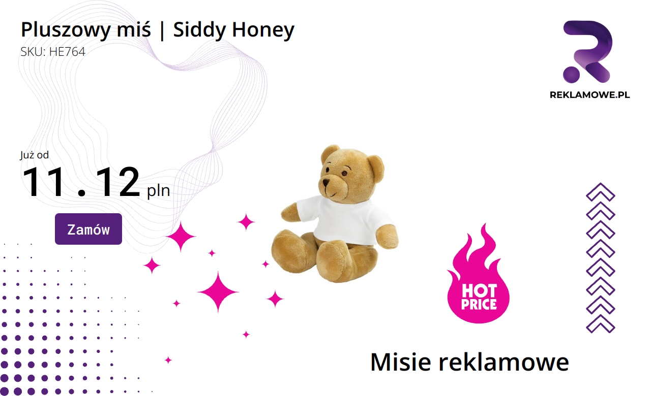 Pluszowy miś Siddy Honey